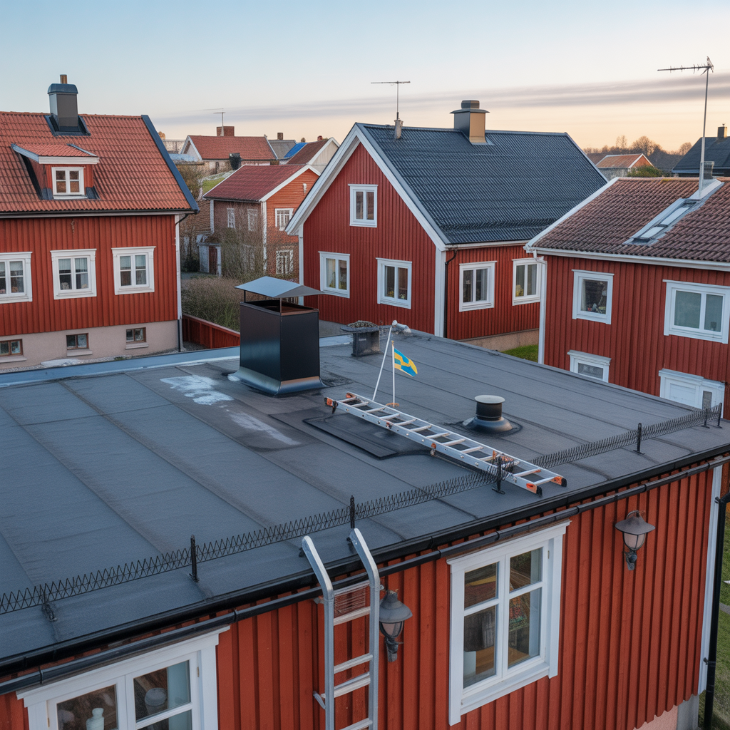 arlig takkontroll checklista for pannor plat papptak