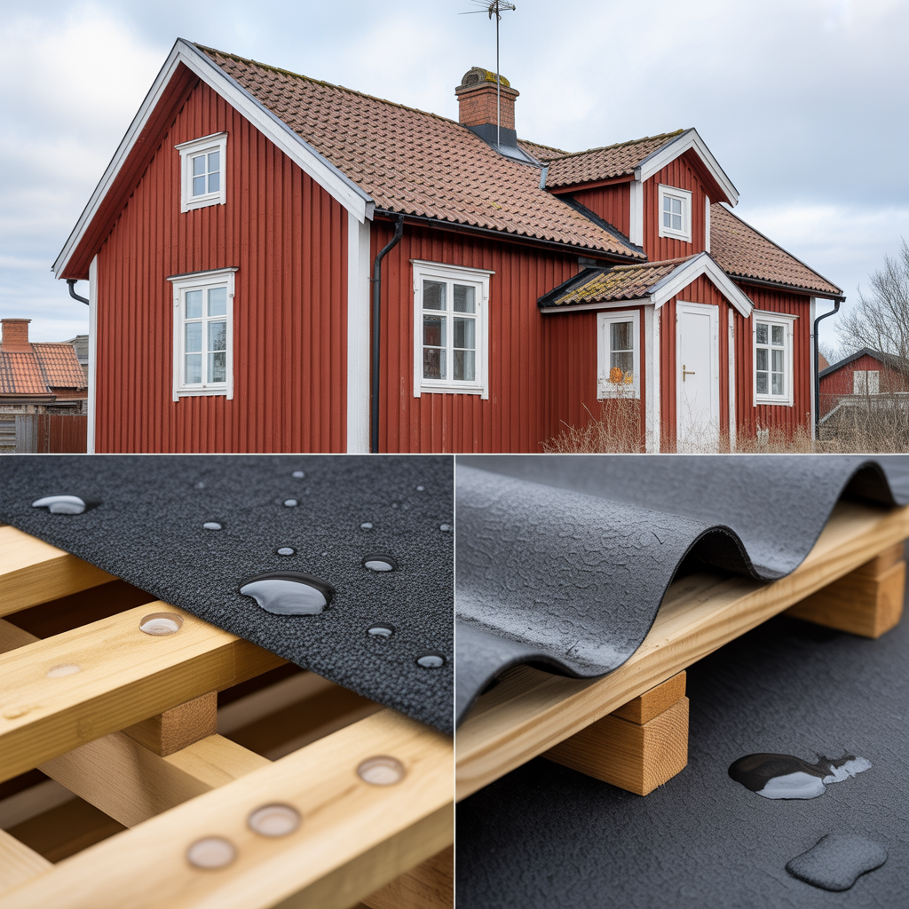 underlagspapp vs underlagstak jamforelse av tathet och hallb